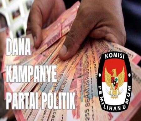 Parpol peserta Pemilu 2024 di Riau telah laporkan dana kampanye mereka (foto:ilustrasi)